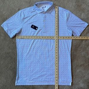 NWT Johnnie-O Performance Polo - Springwood print
